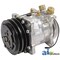 A & I Products Compressor, New, Sanden Style w/ Clutch (6332) 10.8" x7.6" x7.7" A-5176185 - alternate 3
